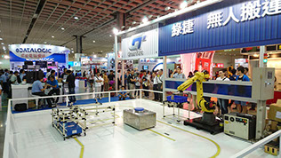 Greentrans' AGVs Exhibit The 21st Taipei International Logistics & IOT Exhibition