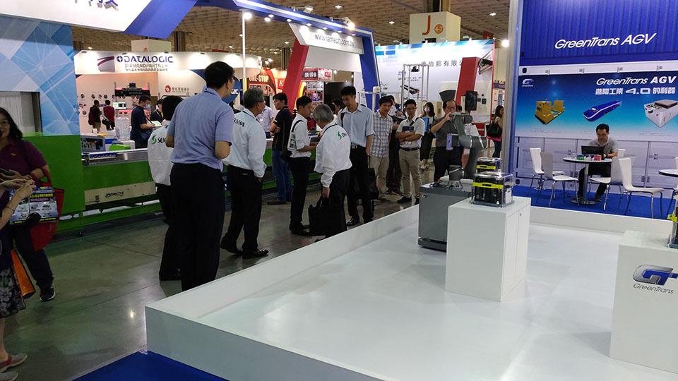 綠捷AGV參加2017年台北國際物流暨物流聯展